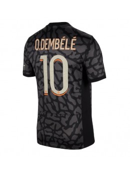 Billige Paris Saint-Germain Ousmane Dembele #10 Tredjedrakt 2023-24 Kortermet